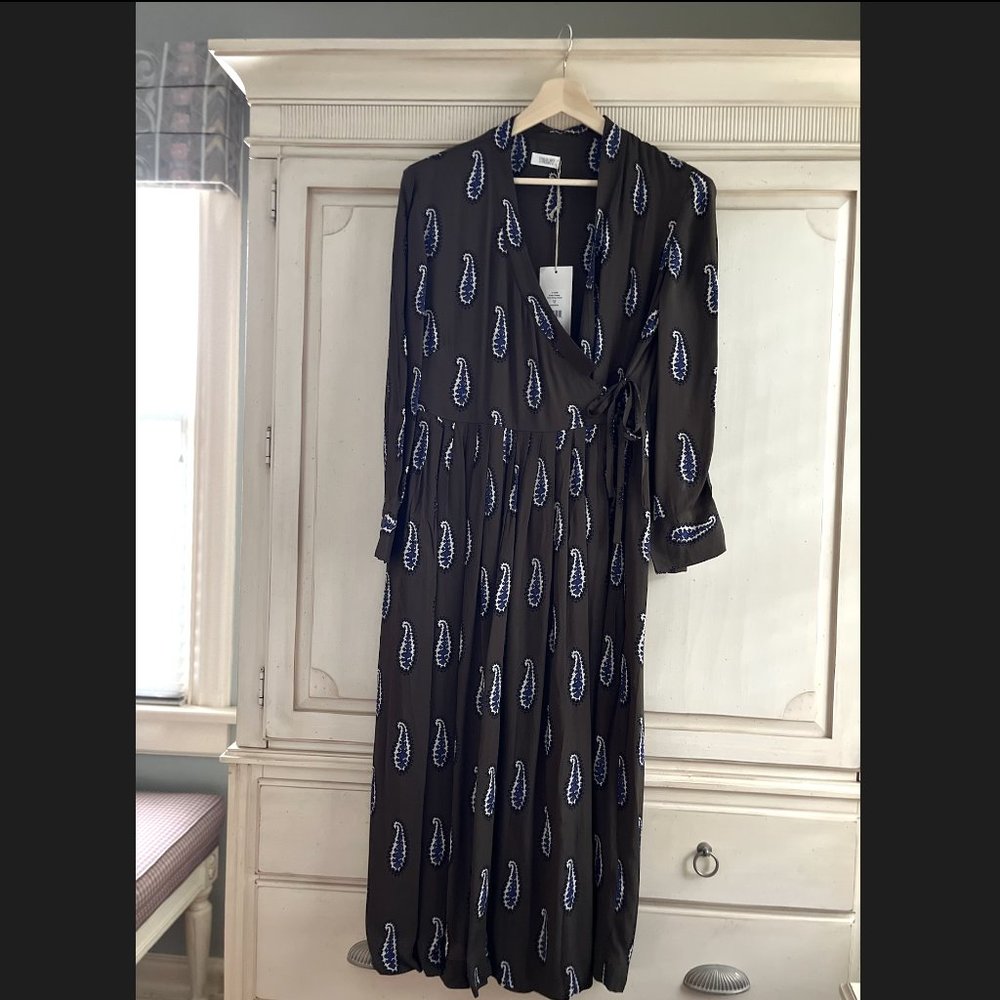 Long sleeve wrap dress by TOAST